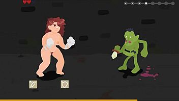 Anime hentai game: Witch squirts and gets creampied in rough sex