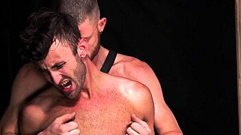 Hardcore Daddy Dominates Fit Twink Slave With Bondage Spanking And Blowjob