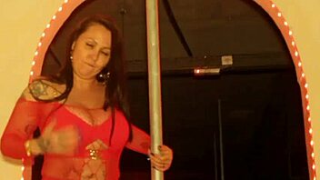 milf strips at party, finds big dick for fucking