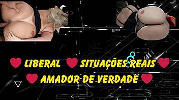 Hot married woman masturbates in lingerie, cumming hard with narrow ass and natural tits