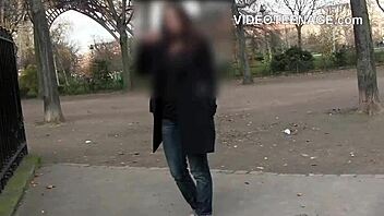 Big Boobs Brunette Teen's First Casting Interview 😍 With Natural Tits On Display