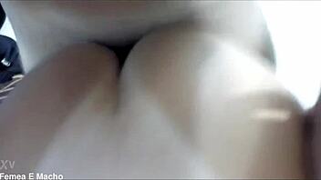 Amateur cousin and girlfriend share a threesome with a big cock