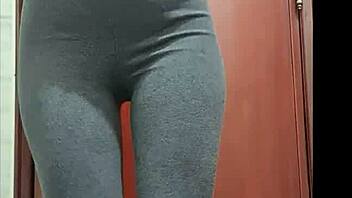 Brazilian girlfriend gets naughty in a restaurant - I sent this video to a friend of my boyfriend - I told my bf that I needed to go to the bathroom