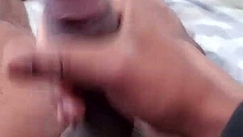 Young teen gives HANDJOB leading to CUMSHOT in maryland home