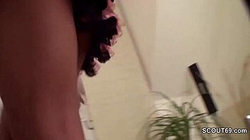 Caught Fucking Her Stepbrother! German Babe Joins In For Wild Threesome Action!