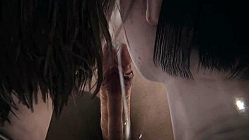 Ada Wong's moaning in a steamy lesbian video