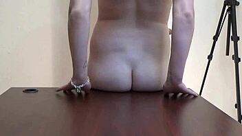 rachel fox subtly hints at blowjob during blonde teen casting interview.