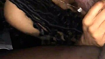 pretty ebony bitch sucks monster bbc hard