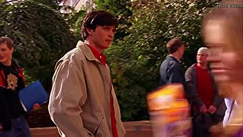 tania saulnier in a steamy shower scene