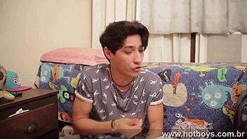 Amateur gay gets barebacked in a steamy classroom encounter