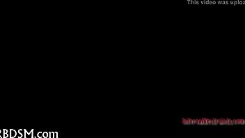 Femdom punishes sub with caning in BDSM porn