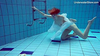 oops, my bad... Diana’s big ass and tits shine underwater in public!