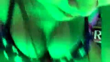 A beautiful thai asian woman dancing in close up view