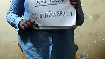 monabhabhi gives a coconut oil massage to boobs