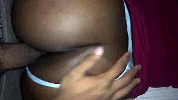 ebony couple engages in doggystyle position