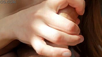 A couple shares an intimate pov moment with oral focus.