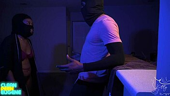 I roughly stroked his monster cock to get the truth