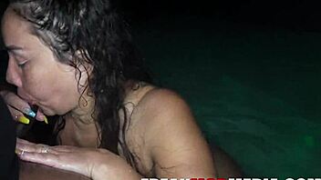 Queen Rogue drilled hard at Puerto Rico pool! 🌊