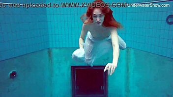 oops, my bad... Diana’s big ass and tits shine underwater in public!