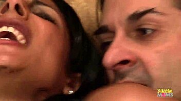 Hey bosses, wanna reward the big-titted brunette maid with a wild threesome tonight?