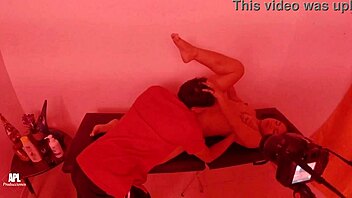 My latina client has a tasty ass, and I just had to fuck her during the massage.