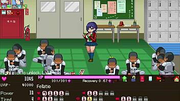 Hentai game where the manager serves all at okeyutei part 1