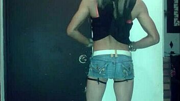 imis travesuras showcases solo transsexual lady in action