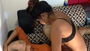 Ebony Wife Came from Party and Got Fucked!