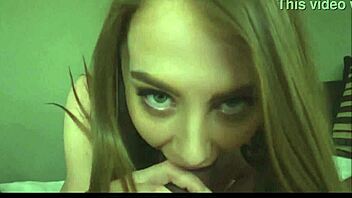 i see my cute blonde stepsister on her knees begging for my pov