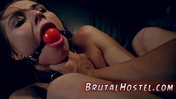Aidra Fox and her best pal indulge in rough anal and BDSM suspension with a monster cock
