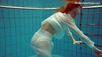 oops, my bad... Diana’s big ass and tits shine underwater in public!