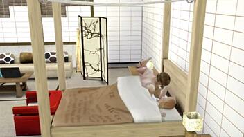 he caught me masturbating so he joined in