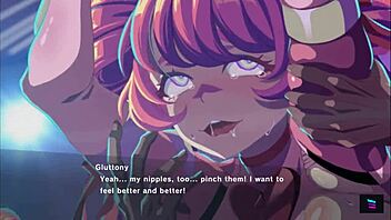 Magicami shows Taimanin Gluttony with big tits