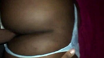 ebony couple engages in doggystyle position