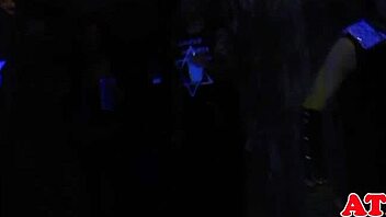 the roundass babes gathered for some weird ass worshiping and gaping blowjob action.