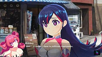 Magicami shows Taimanin Gluttony with big tits