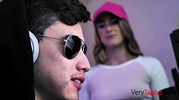 Kenzie Madison Helps Brunette Stepsis Fuck Hard