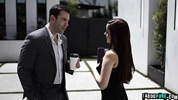 Vanna Bardot Seduces Lawyer Will Pounder with Natural Tits and Pussy