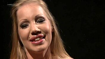 Big tits submissive gets anal fucked from behind