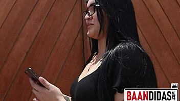 Jazmin's first casting experience leads to an outdoor deflowering scene