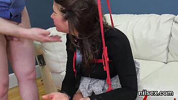 Extreme anal penetration in a nuthouse setting