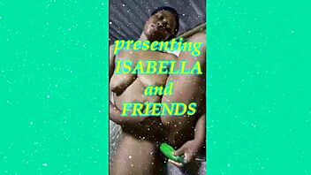 Ebony babe enjoys anal play and drinking urine