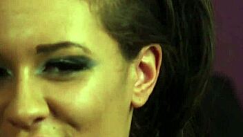 Frisky Model Gets Cumshot on Face and Gulps It All 😋