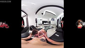 Vrlatina Com - VR Tattooed Babe's Intense Workout