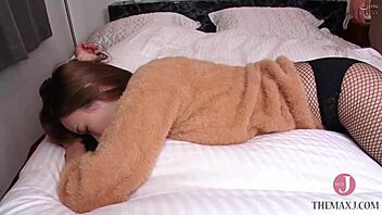 Real Amateur Japanese Girl Ayaka Ibuki Filmed Drunk in Hotel Room Part 1.