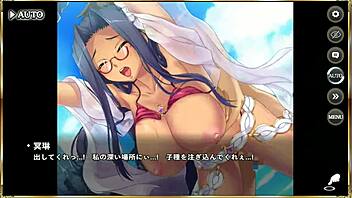 Ero Scene From Makoi Kishi Masou Tenka Touitsu Den Featuring Zhou Yu In Swimsuit