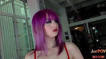 Tattooed babe sucks and rides that big cock?