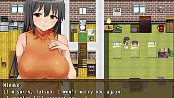 minako cheats in the english hentai game