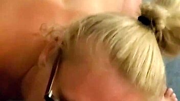 hotassunicorn gets a big cumshot facial from sexy milf