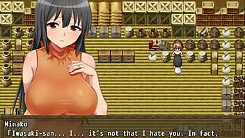 minako cheats in the english hentai game